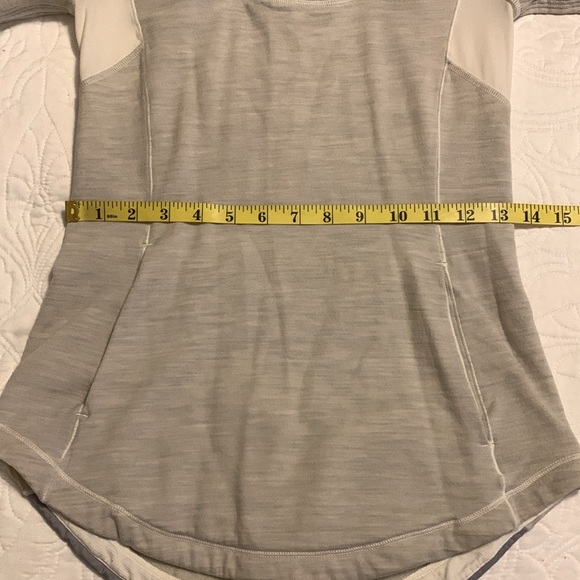Lululemon Women’s Run Pitter Patter Heather Grey-White Long Sleeve Size 2 - Picture 14 of 14